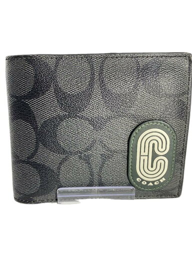 【中古】COACH◆2つ折り財布/--/BLK/メンズ/C8297【服飾雑貨他】 【中古】COACH◆2つ折り財布/--/BLK/メンズ/C8297【服飾雑貨他】