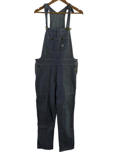 【中古】Lee◆オーバーオール/M/コットン/インディゴ/ストライプ/LB9727【メンズウェア】 【中古】Lee◆オーバーオール/M/コットン/インディゴ/ストライプ/LB9727【メンズウェア】