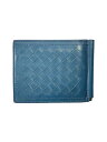 【中古】BOTTEGA VENETA◆2つ折り財布/レザー/NVY/無地/メンズ【服飾雑貨他】(4)