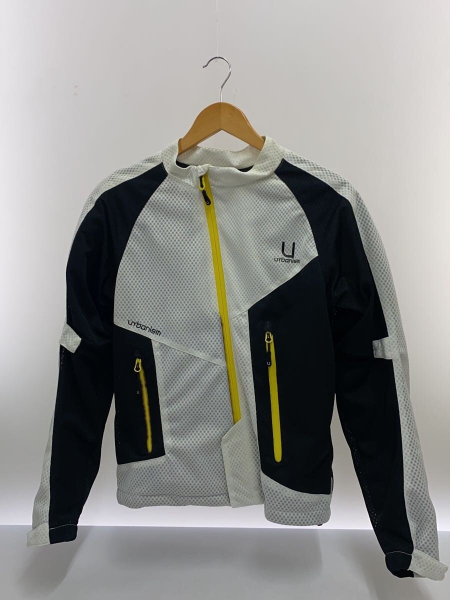 【中古】banism/メッシュ/ライダースジャケット/M/WHT【スポーツ】