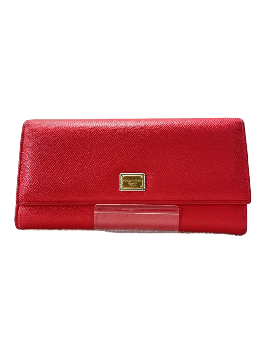 【中古】DOLCE&GABBANA◆長財布/PVC/PNK/�