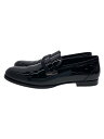 【中古】JIMMY CHOO◆ローファー/42/BLK/エナメル【シューズ】(4)