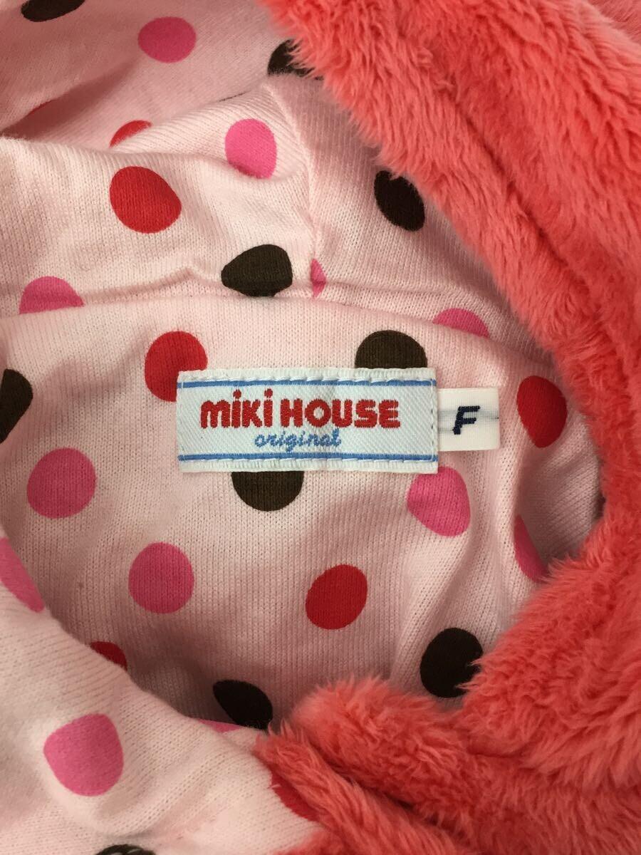 【中古】MIKI HOUSE◆トップス/FREE/ポリエステル/PNK/無地/13-3803-956-73【キッズ】