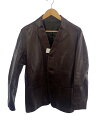 【中古】On Board◆レザージャケット・ブルゾン/L/牛革/BRW【メンズウェア】