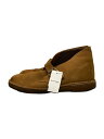 【中古】Clarks◆ブーツ/US8.5/CML/スウェード【シューズ】(4)