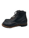 【中古】RED WING◆エンジニアブーツ/25.5cm/BLK/3345//【シューズ】