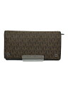 【中古】MICHAEL KORS◆長財布/--/BRW/総柄/メンズ/39U2LHDF6B【服飾雑貨他】(4)