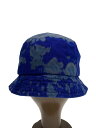 【中古】NOMA t.d.◆バケットハット/--/コットン/BLU/総柄/レディース/N33-HW01【服飾雑貨他】