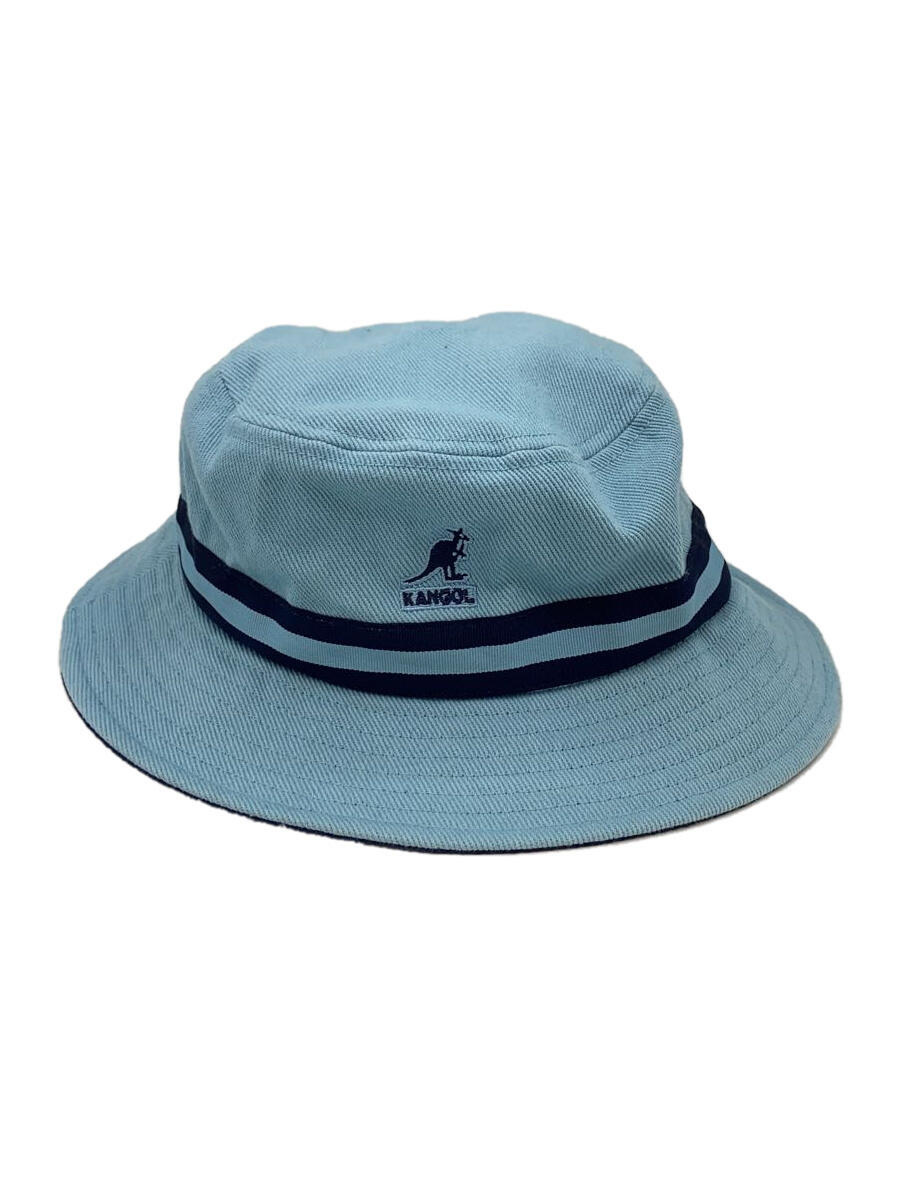 【中古】KANGOL◆バケットハット/S/コットン/BLU/無地/メンズ//【服飾雑貨他】