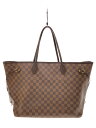 【中古】LOUIS VUITTON◆1)ネヴァーフルGM_ダミエ・エベヌ_BRW/PVC/BRW【バッグ】