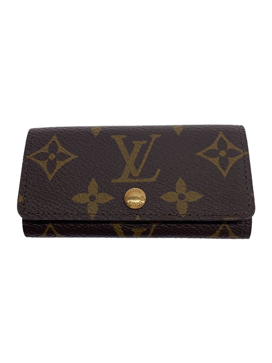 Other - 【中古】LOUIS VUITTON◆ミュルティクレ4_モノグラム・キャンバス/レディース/レザー/ブラウン/総柄/M69517【服飾雑貨他】