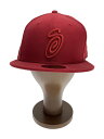 【中古】STUSSY◆Curly S/59FIFTY/キャップ/7 3/8/ポリエステル/RED/メンズ/1311008【服飾雑貨他】