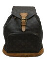 【中古】LOUIS VUITTON◆モンスリ_モノグラム_BRW/M51135/PVC/BRW/ルイヴィトン【バッグ】