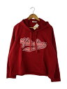 【中古】VALENTINO◆パーカー/XS/コットン/RED【レディースウェア】