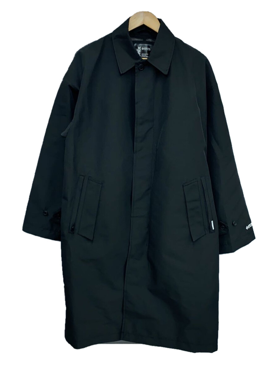 【中古】FREAK’S STORE◆ステンカラーコート/M/ゴアテックス/BLK/無地/221-1502【メンズウェア】
