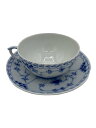 【中古】ROYAL COPENHAGEN◆カップ&ソーサー/WHT【キッチン用品】