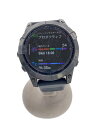 【中古】GARMIN◆FENIX 7X/デジタル/ラバー/BLK/BLK/チタン【服飾雑貨他】(2)