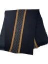 【中古】GUCCI◆GGロゴ/シルク混/マフラー/ウール/BLK/メンズ/162226 4G636 1065【服飾雑貨他】