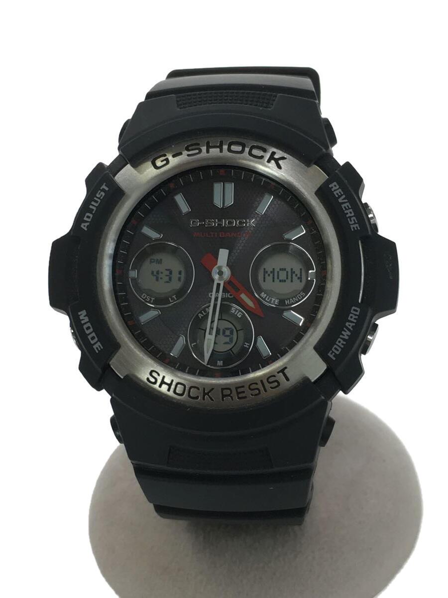 【中古】CASIO◆ソーラー腕時計・G-SH