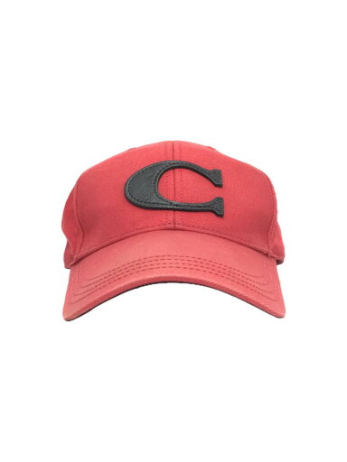 【中古】COACH◆キャップ/--/コットン/RED/メンズ【服飾雑貨他】 【中古】COACH◆キャップ/--/コットン/RED/メンズ【服飾雑貨他】