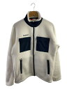 【中古】MAMMUT◆フリースジャケット/XL/ポリエステル/WHT/1014-05340/ミラクルMLジャケット【メンズウェア】