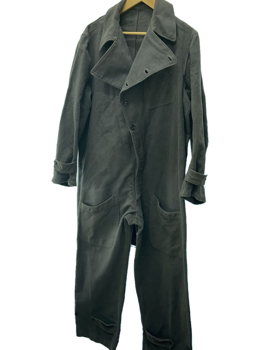 【中古】MILITARY◆ユーロミリタリー/年代不明(推定50~60S)モールスキンジャンプスーツ/3/コットン【メンズウェア】