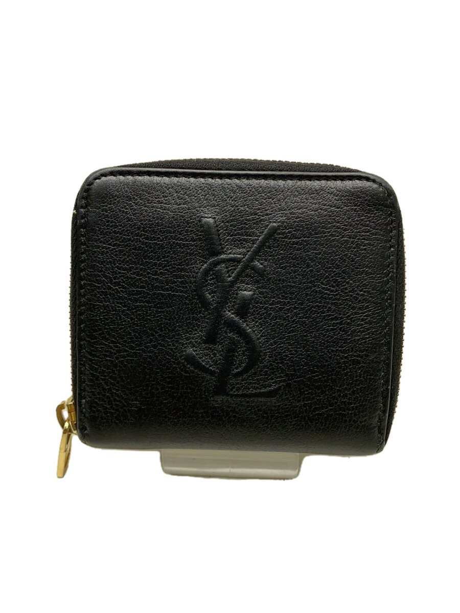 【中古】YVES SAINT LAURENT◆2つ折り財�