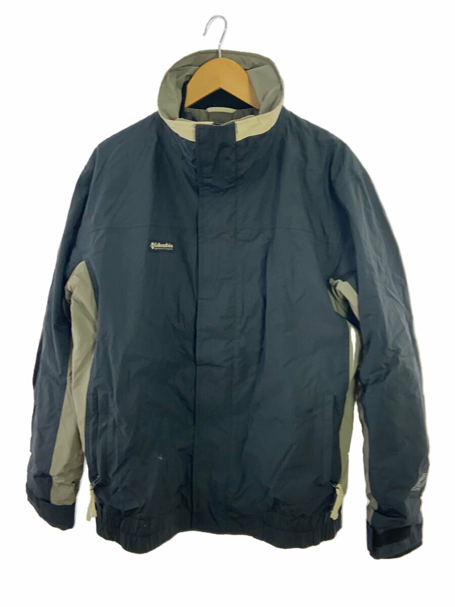 【中古】Columbia◆ナイロンジャケット/L/ナイロン/ブラック/無地/WE1190【メンズウェア】