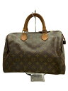 【中古】LOUIS VUITTON◆2)スピーディ30_モノグラム・キャンバス_BRW/PVC/BRW【バッグ】