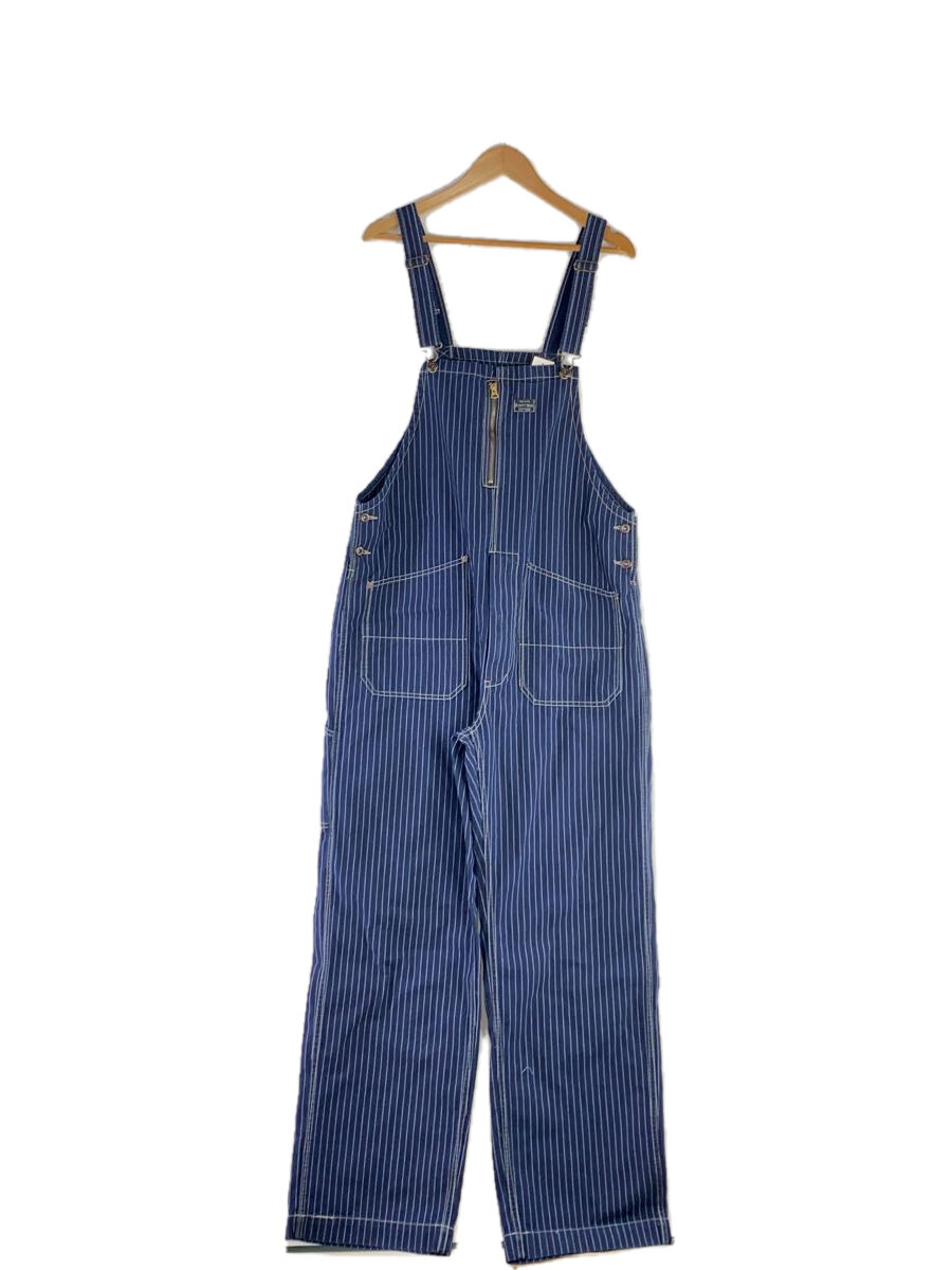 【中古】Schott◆オーバーオール/XL/コットン/ネイビー/ストライプ/782-3911007/ショット【メンズウェア】