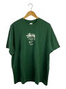 【中古】NIKE◆20AW/×STUSSY/INTERNATIONAL T-SHIRT/XL/コットン/GRN/DD3342-341//【メンズウェア】