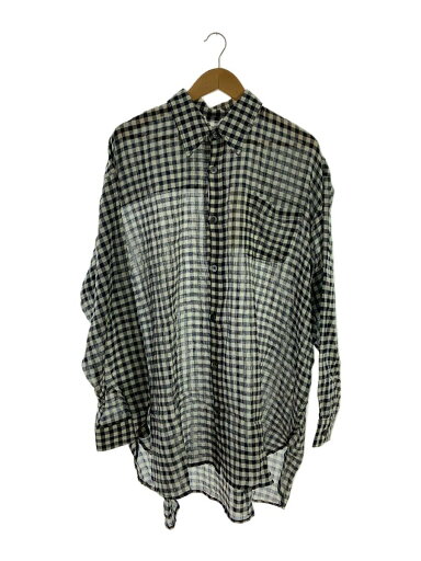 【中古】OUR LEGACY◆Darling Shirt/長袖シャツ/48/コットン/BLK/チェック【メンズウェア】 【中古】OUR LEGACY◆Darling Shirt/長袖シャツ/48/コットン/BLK/チェック【メンズウェア】