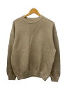 【中古】crepuscule◆トップス/2/コットン/BEG/無地/1903-001【メンズウェア】
