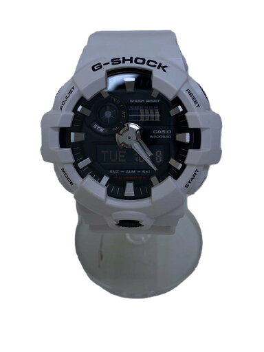 【中古】CASIO◆クォーツ腕時計・G-SHOCK/デジアナ/ラバー/ブラック/ホワイト【服飾雑貨他】 【中古】CASIO◆クォーツ腕時計・G-SHOCK/デジアナ/ラバー/ブラック/ホワイト【服飾雑貨他】