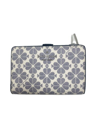 【中古】kate spade new york◆2つ折り財布/PVC/WHT/花柄/レディース【服飾雑貨他】 【中古】kate spade new york◆2つ折り財布/PVC/WHT/花柄/レディース【服飾雑貨他】