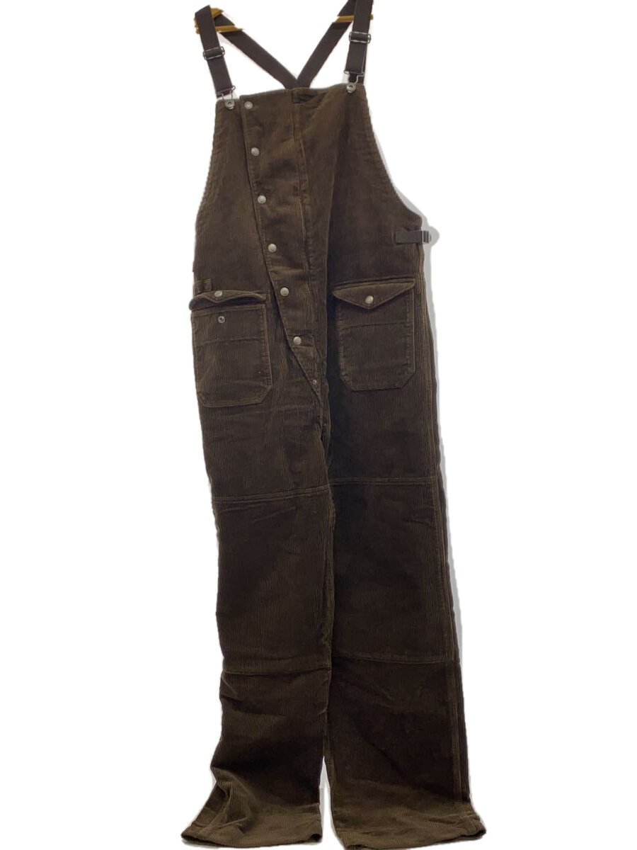 【中古】AT-DIRTY◆オーバーオール/M/コーデュロイ/ブラウン/茶/FIREMAN ALLS CPRDUROY【メンズウェア】