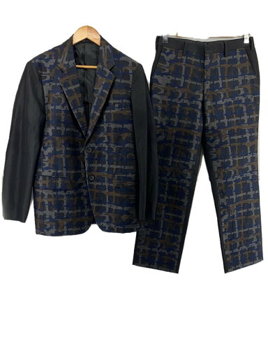 【中古】ISSEY MIYAKE◆セットアップ/2/ウール/BLK/ME03FD158/ME03FF159【メンズウェア】 【中古】ISSEY MIYAKE◆セットアップ/2/ウール/BLK/ME03FD158/ME03FF159【メンズウェア】