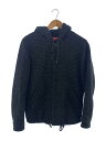 【中古】Supreme◆12AW/Harris Tweed Hooded Coach Jacket/S/ウール/グレー/チェック【メンズウェア】