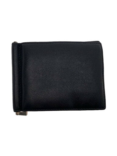 【中古】SAINT LAURENT◆2つ折り財布/レザー/BLK/メンズ/ALM378005・0322【服飾雑貨他】 【中古】SAINT LAURENT◆2つ折り財布/レザー/BLK/メンズ/ALM378005・0322【服飾雑貨他】