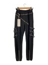 【中古】TAKAHIROMIYASHITA TheSoloist.◆21AW/space jogger pants/スペースジョガーパンツ/ボトム/46/BLK/黒【メンズウェア】