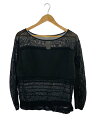 【中古】Helmut Lang◆長袖ブラウス/S/コットン/BLK/無地【レディースウェア】(4)