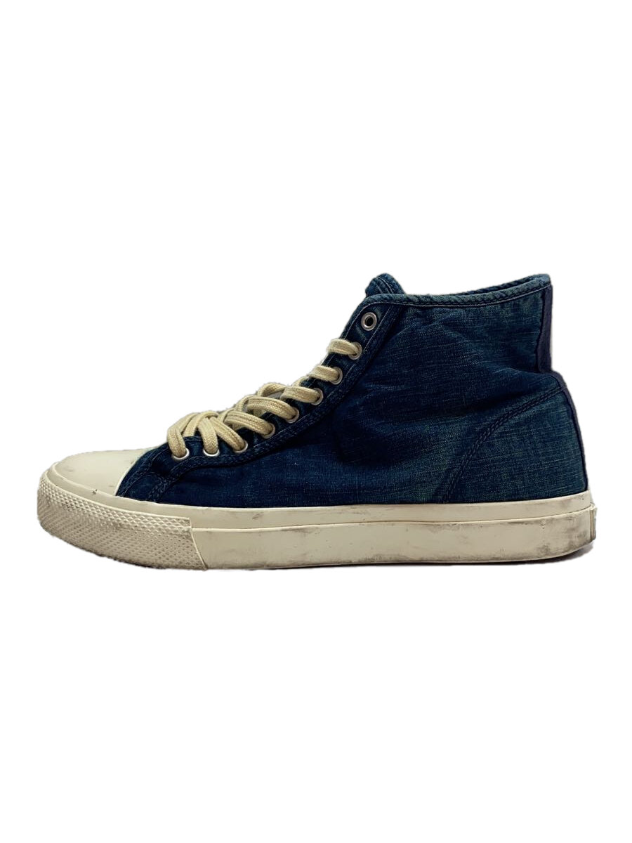 【中古】RRL◆ハイカットスニーカー/US9/インディゴ/F161-RB13-14//【シューズ】