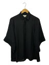 【中古】HYKE◆半袖ブラウス/1/ポリエステル/BLK//【レディースウェア】(4)