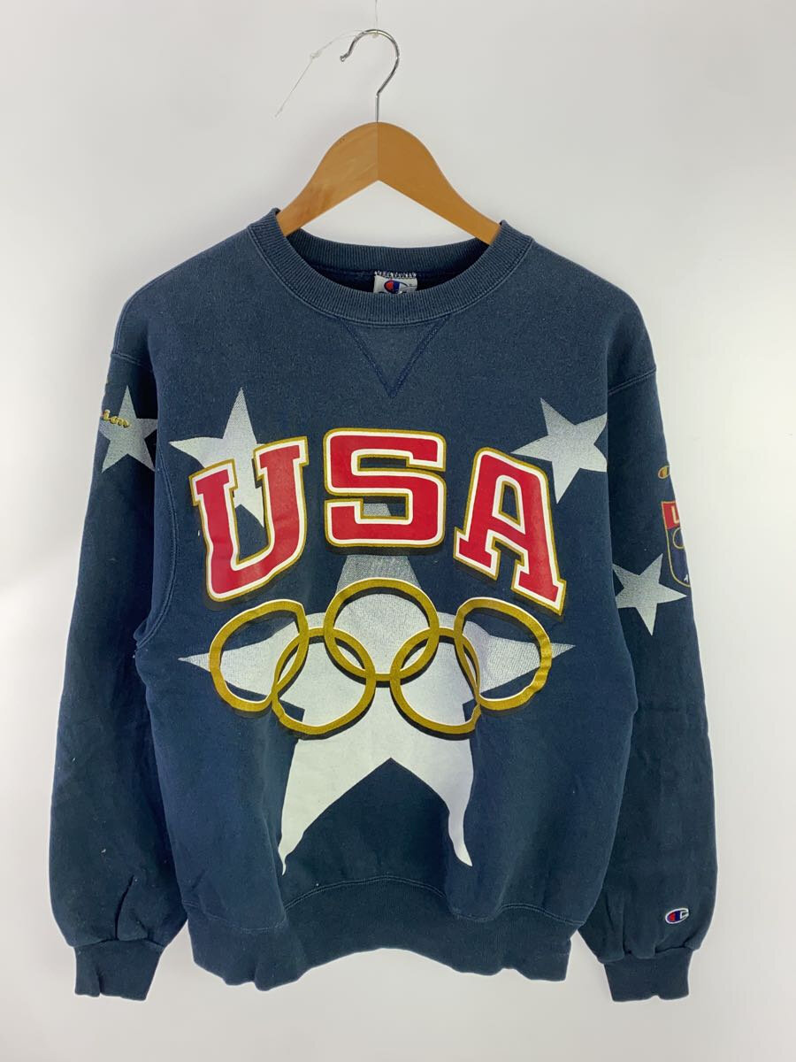 【中古】Champion◆スウェット/M/コットン/NVY/27102-3012【メンズウェア】
