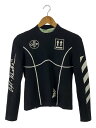 【中古】OFF-WHITE◆長袖カットソー/38/--/BLK/OWAB016S19E02077【レディースウェア】