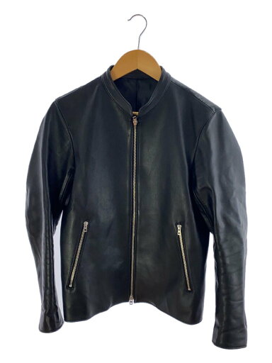 【中古】LIDNM◆シングルライダースジャケット/M/山羊革/l18ss-17【メンズウェア】 【中古】LIDNM◆シングルライダースジャケット/M/山羊革/l18ss-17【メンズウェア】