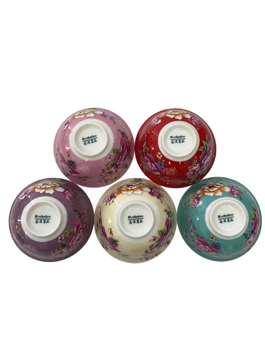 【中古】台湾茶器/花柄/5点セット//【キッチン用品】