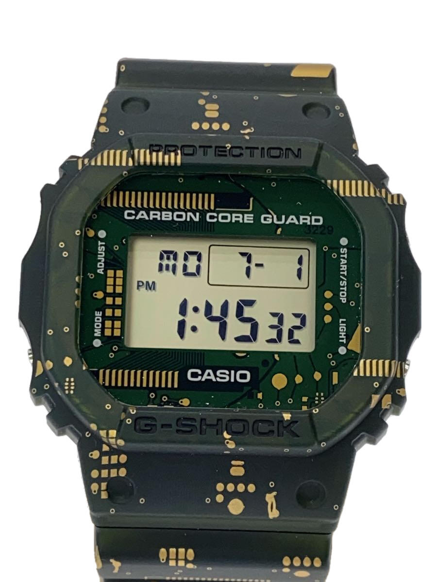 【中古】CASIO◆クォーツ腕時計_G-SHOCK/デジタル/KHK【服飾雑貨他】
