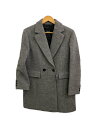 【中古】COACH◆チェスターコート/XS/ウール/GRY/CL279/ポケット破れ有【レディースウェア】(4)