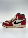 【中古】NIKE◆AIR JORDAN 1 RETRO HIGH OG_エアジョーダン 1 レトロ ハイ OG/26cm/RED【シューズ】